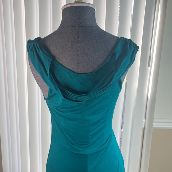 Plenty by Tracy Reese Teal Maxi Dresd - Picture 5 of 6